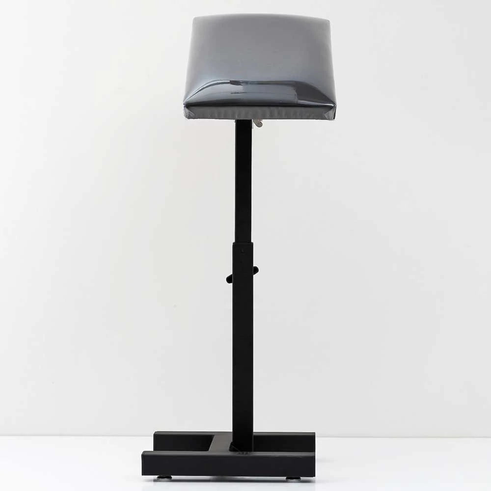 OUKANING Tattoo Armauflage – Faltbar, Höhenverstellbar (68–100 Cm), Schwarzes PU-Leder, Inkl. Kissen – Für Tätowierer, Behandlungsstütze