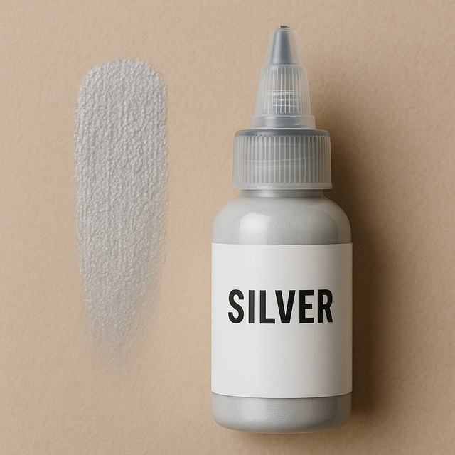 Silberne Tattoo-Farben