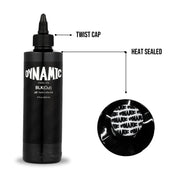 Dynamic BLKout Tattoo‑Farbe – 8 oz (237 ml) – Blackout & Heavy Blackwork