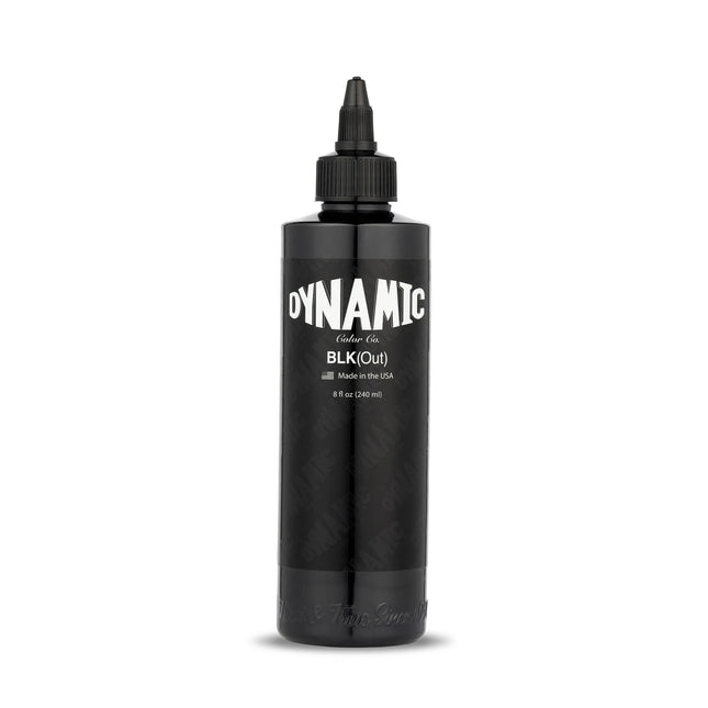 Dynamic BLKout Tattoo‑Farbe – 8 oz (237 ml) – Blackout & Heavy Blackwork
