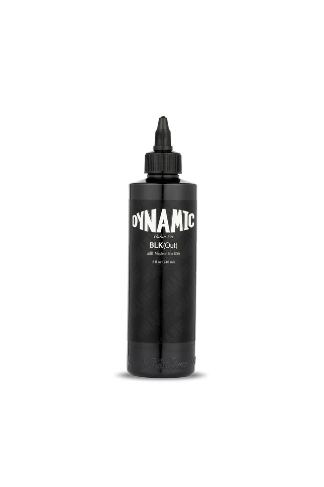 Dynamic BLKout Tattoo‑Farbe – 8 oz (237 ml) – Blackout & Heavy Blackwork