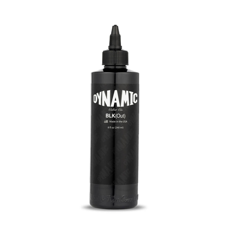 Dynamic BLKout Tattoo‑Farbe – 8 oz (237 ml) – Blackout & Heavy Blackwork
