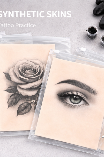 Kunsthaut für Tattoo-Training – 3 mm | 21 × 13 cm
