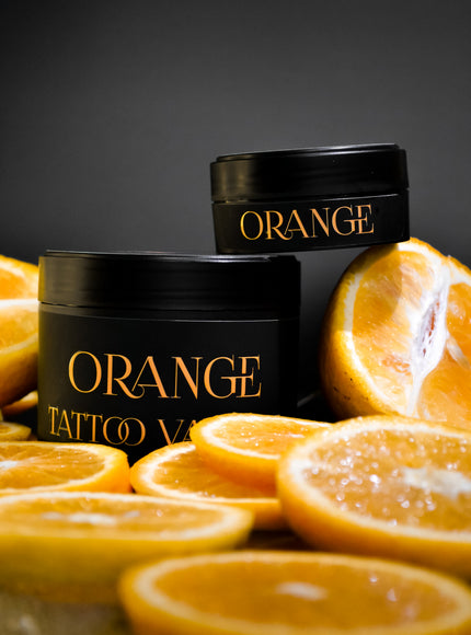 Orange Tattoo Vaseline für Tattoo Pflege