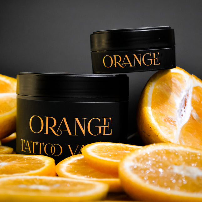 Orange Tattoo Vaseline für Tattoo Pflege