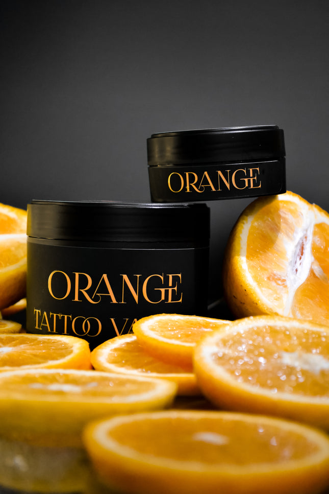Orange Tattoo Vaseline für Tattoo Pflege