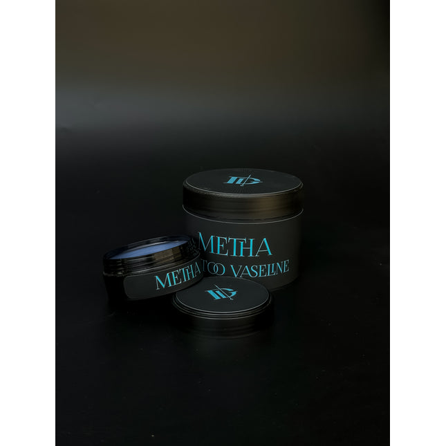 Dr.Gritz Metha Tattoo Vaseline mit Menthol Cooling Effekt für professionelle Tattoo Pflege während der Session