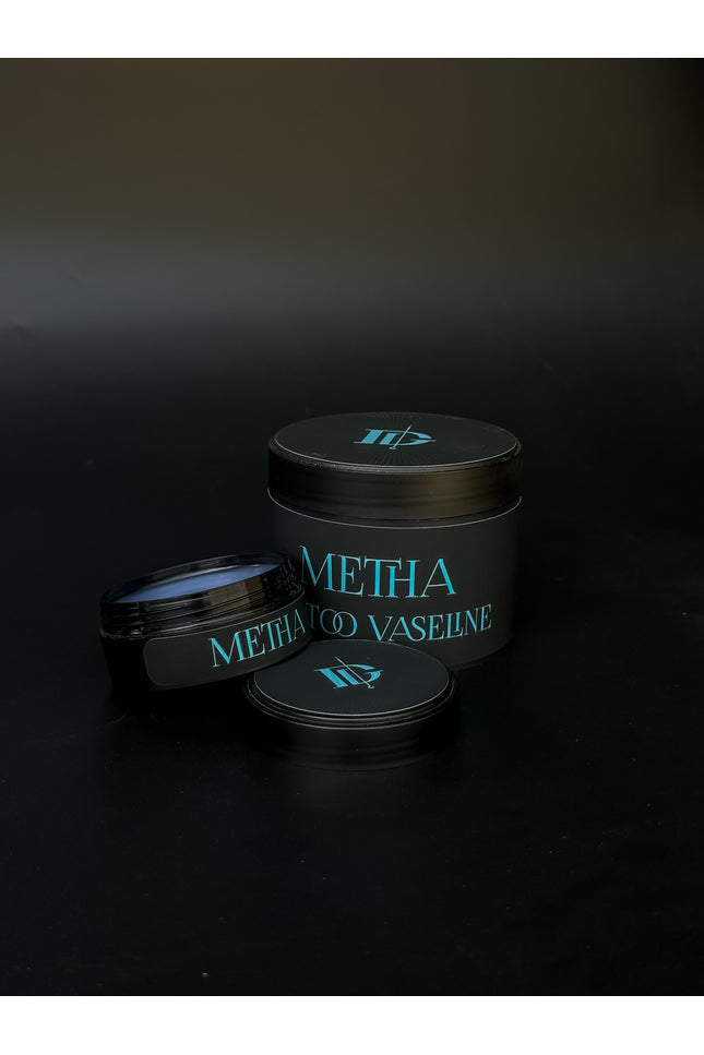 Dr.Gritz Metha Tattoo Vaseline mit Menthol Cooling Effekt für professionelle Tattoo Pflege während der Session