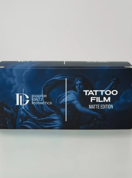Dr.Gritz Tattoo Aftercare Film Matte 10m x 15cm transparente Schutzfolie für frische Tattoos und Heilung