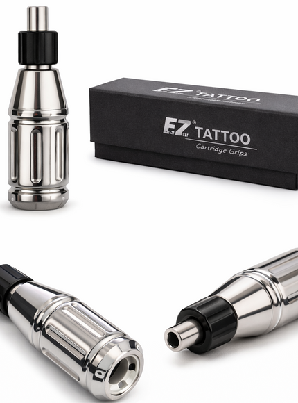 EZ Tattoo Grip Metall Nahaufnahme