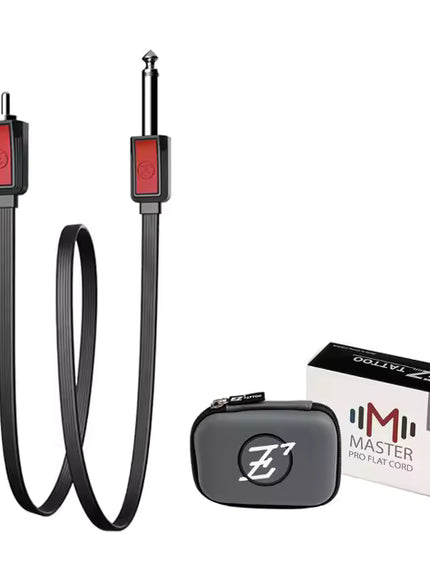 EZ Tattoo RCA Kabel (Flat) – Silikon Kabel RCA zu DC, 6.5ft
