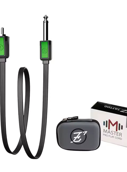 EZ Tattoo RCA Kabel (Flat) – Silikon Kabel RCA zu DC, 6.5ft
