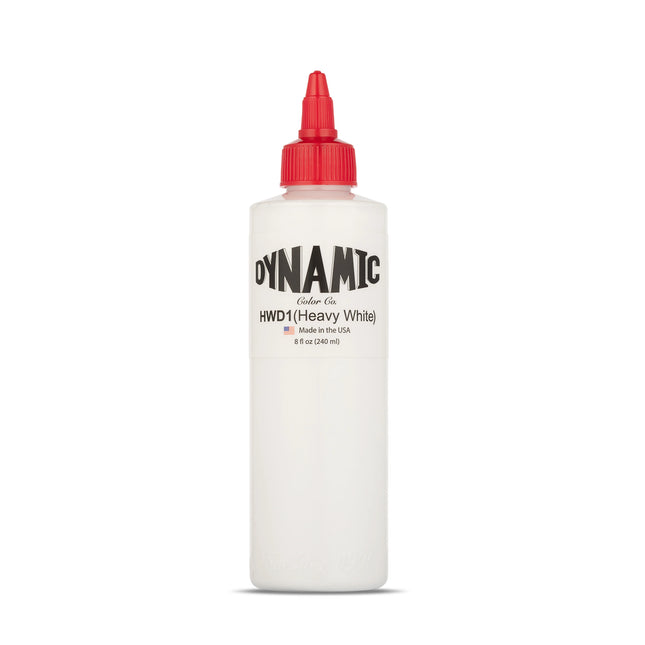 Dynamic Heavy White Tattoo Ink – 8 oz (237 ml) – Non-Mixing, Hochdeckend