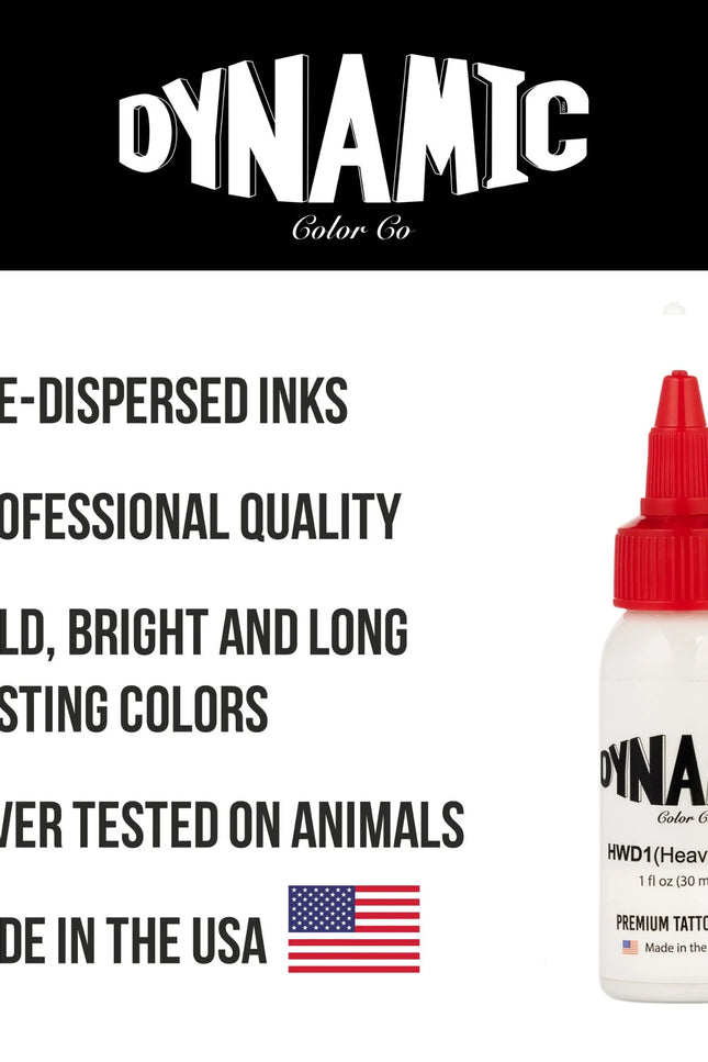 Dynamic Non Mixing Heavy White 1 oz. Bottle