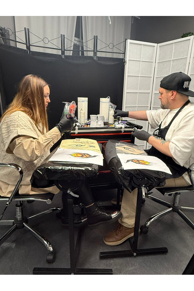 Farb-Tattoo auf Kunsthaut – Erweiterte Tattoo-Techniken &amp; Farbmischung (5Stunden)