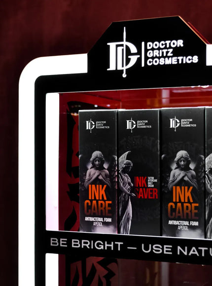 InkCare Aperol Foam Tattoo Reinigungsschaum für professionelle Hautreinigung und Pflege im Tattoo Studio