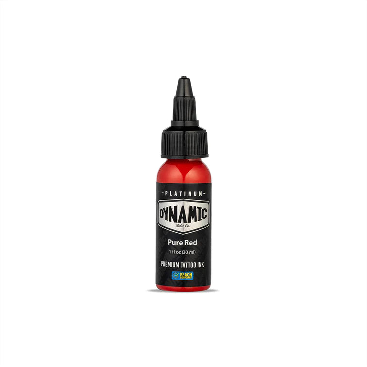 Dynamic Platinum Tattoo Ink - Pure Red- 30 ml