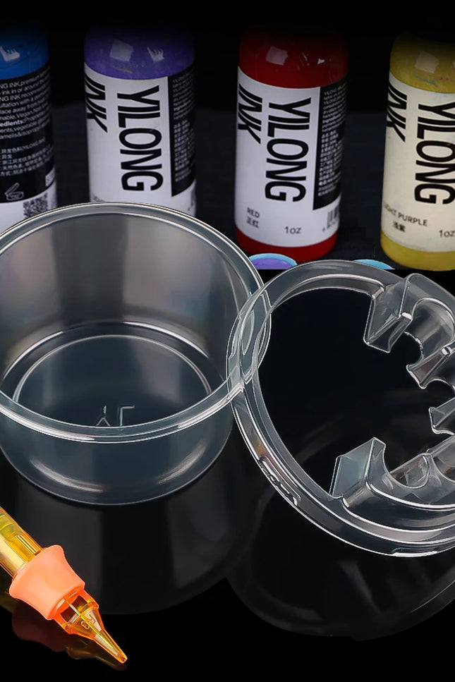 20 teile/schachtel Tattoo Dip auslaufsicher Spül becher