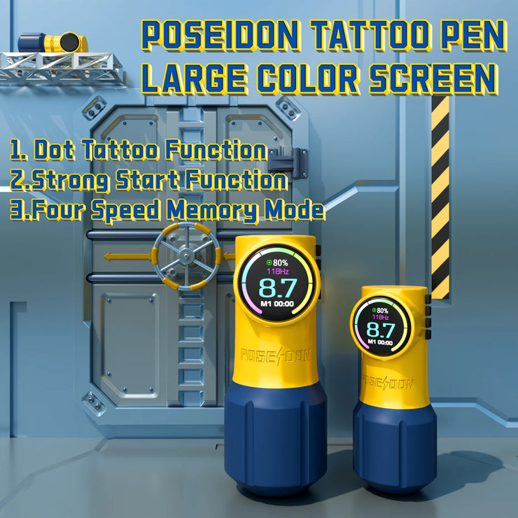 Poseidon Gelb Tattoo Pen