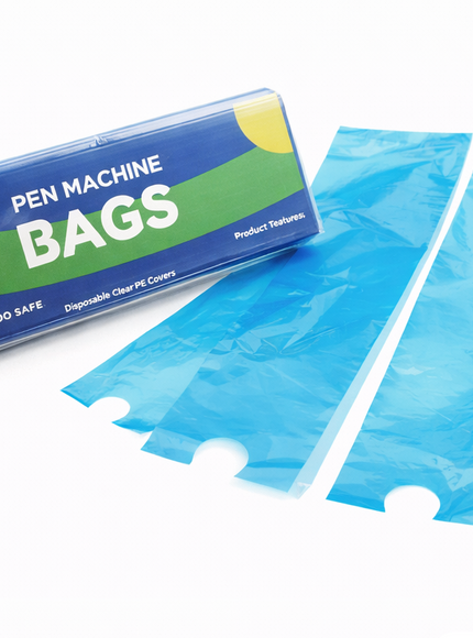 Tattoo Pen Machine Bags blau transparent