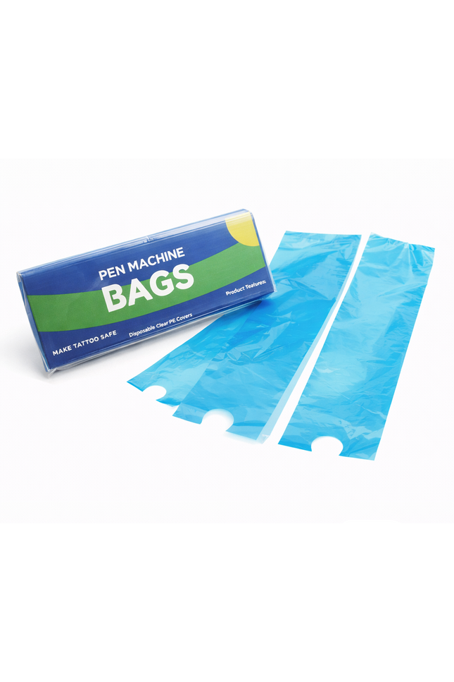 Tattoo Pen Machine Bags blau transparent