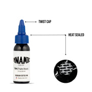 Dynamic Triple Black Tattoo Ink – 1 oz (30 ml) – Extrem pigmentiertes Schwarz