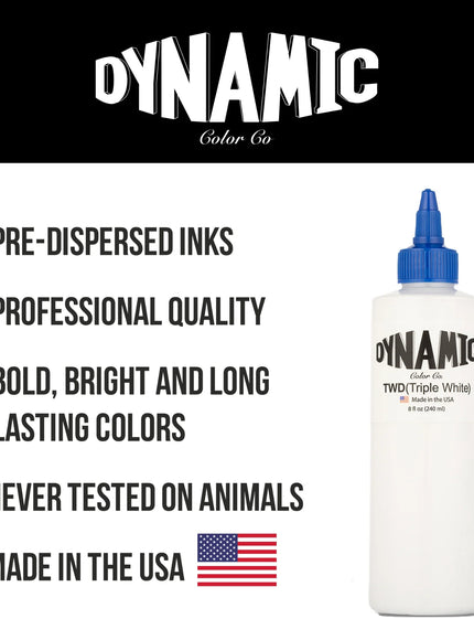Dynamic Triple White 8 oz. Flasche