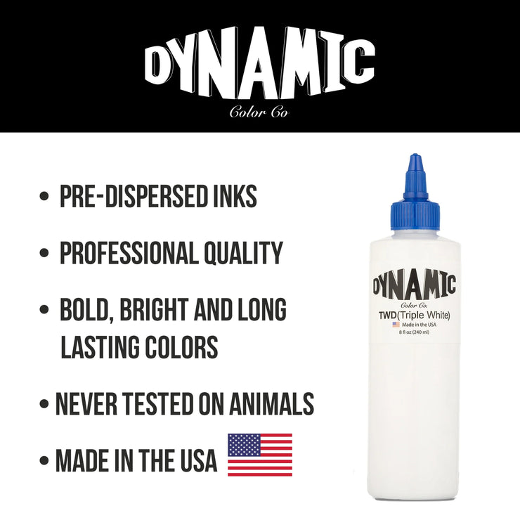 Dynamic Triple White 8 oz. Flasche