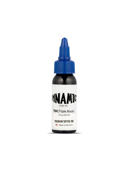Dynamic Triple Black Tattoo Ink – 1 oz (30 ml) – Extrem pigmentiertes Schwarz