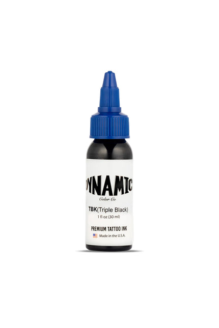 Dynamic Triple Black Tattoo Ink – 1 oz (30 ml) – Extrem pigmentiertes Schwarz
