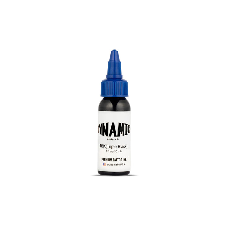 Dynamic Triple Black Tattoo Ink – 1 oz (30 ml) – Extrem pigmentiertes Schwarz