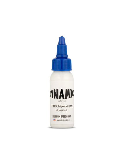 Dynamic Triple White Tattoo Ink – 1 oz (28 ml) – cremige Mid-Viscosity für perfekte Highlights