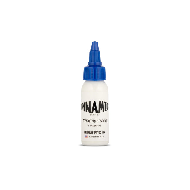 Dynamic Triple White Tattoo Ink – 1 oz (28 ml) – cremige Mid-Viscosity für perfekte Highlights