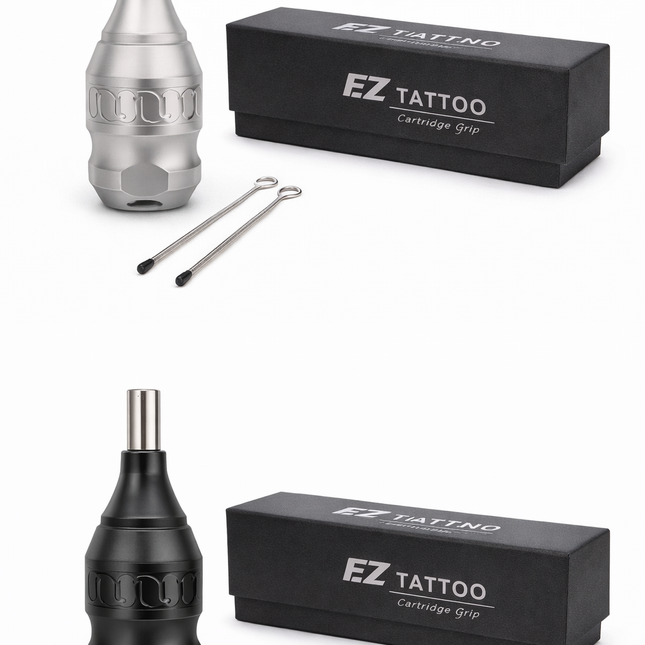 Twist Rings Tattoo Cartridge Grip mit Zubehör