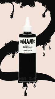 Dynamic Tattoo Ink Schwarz - 8 oz. Flasche