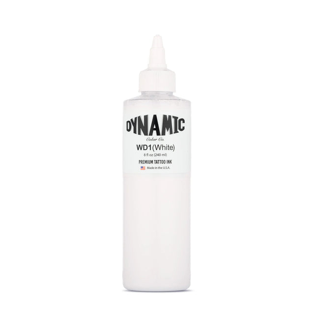 Dynamic White Tattoo Ink – 8 oz (237 ml) – Pre‑dispersed, intensiv pigmentiert