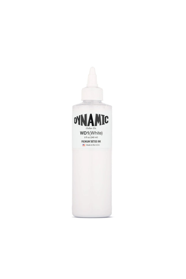 Dynamic White Tattoo Ink – 8 oz (237 ml) – Pre‑dispersed, intensiv pigmentiert