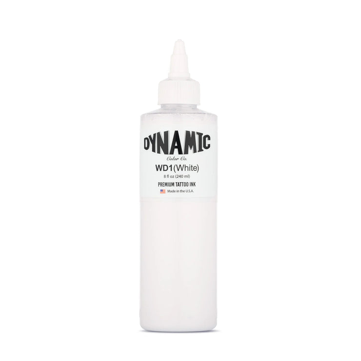 Dynamic White Tattoo Ink – 8 oz (237 ml) – Pre‑dispersed, intensiv pigmentiert