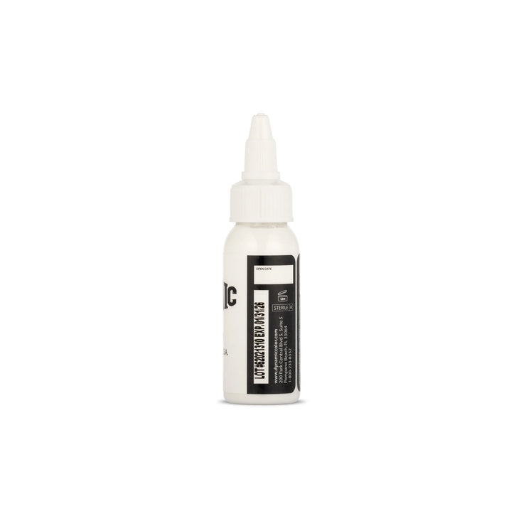 Dynamic White Tattoo Ink – 1 oz (30 ml) – Pre‑dispersed, steril & vegan