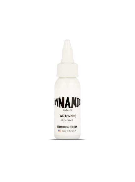 Dynamic White Tattoo Ink – 1 oz (30 ml) – Pre‑dispersed, steril & vegan