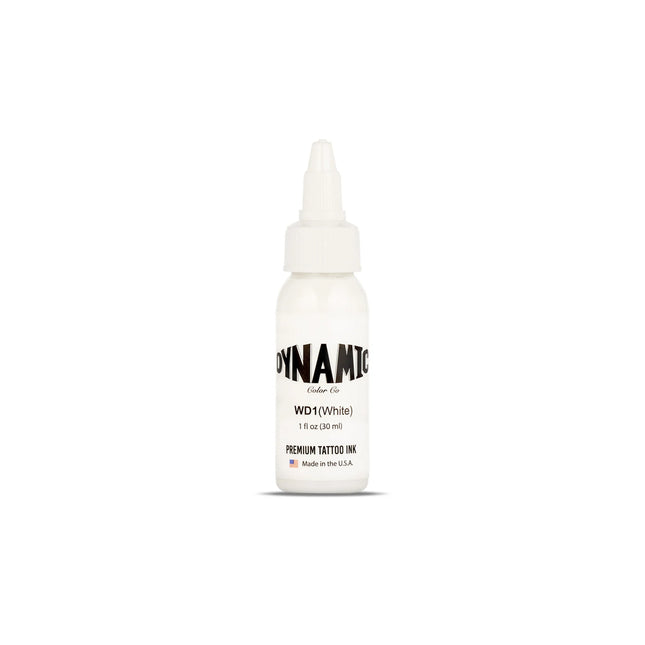 Dynamic White Tattoo Ink – 1 oz (30 ml) – Pre‑dispersed, steril & vegan