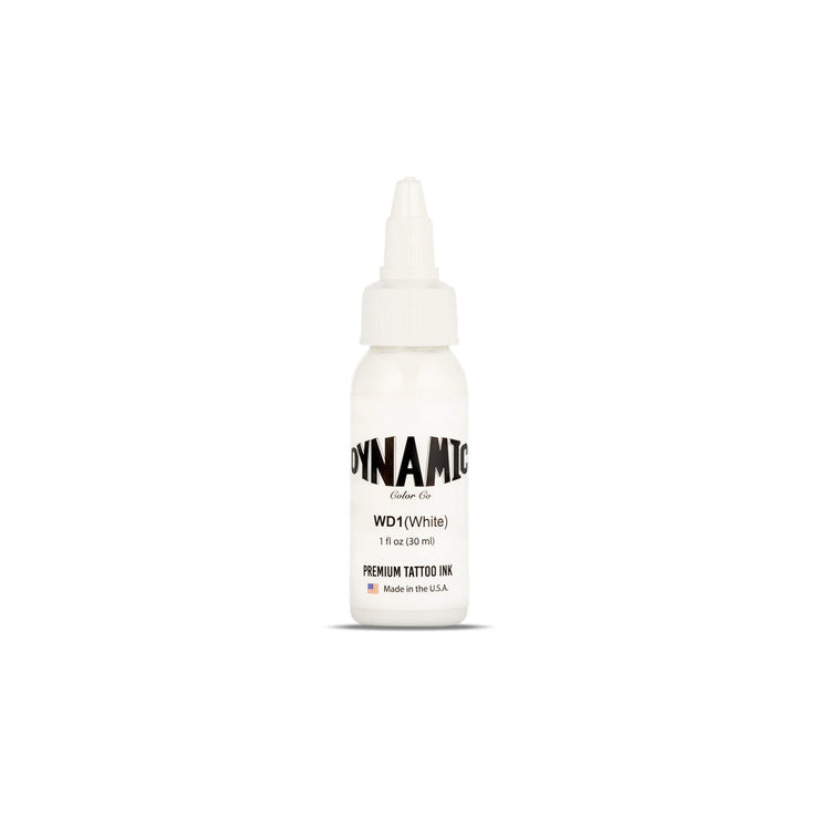 Dynamic White Tattoo Ink – 1 oz (30 ml) – Pre‑dispersed, steril & vegan