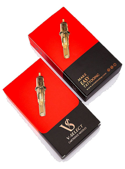 EZ V-System professionelle Cartridge Curved Magnum Long Taper 0,30mm freigestellt