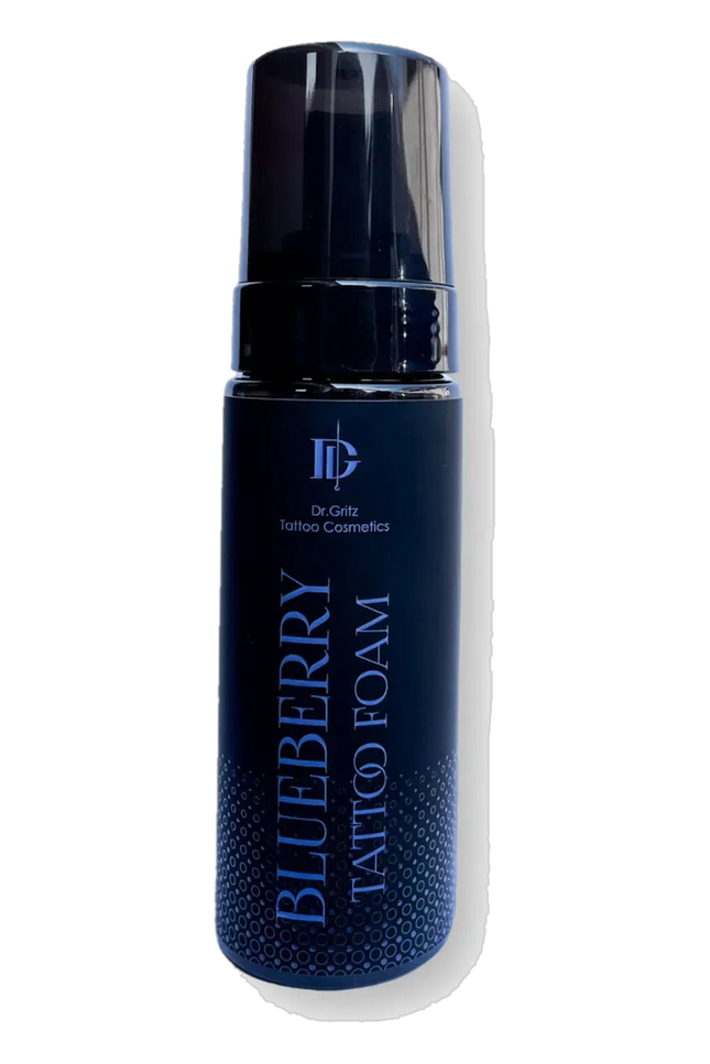Dr.Gritz Blueberry Tattoo Reinigungsschaum freigestellt
