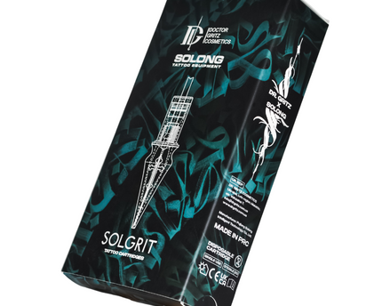 Rückseite der Dr. Gritz Tattoo Cartridges Verpackung