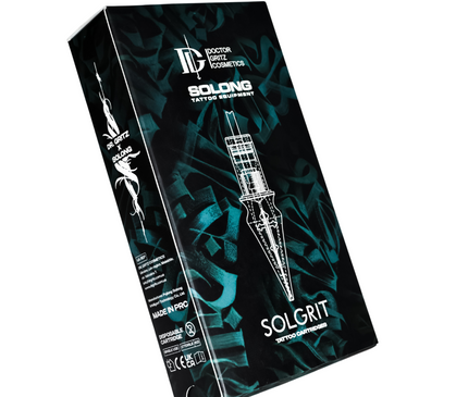 Detailansicht der Dr. Gritz Tattoo Cartridges Verpackung