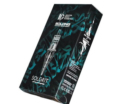 Mehrere Packungen Dr. Gritz Tattoo Cartridges im Überblick