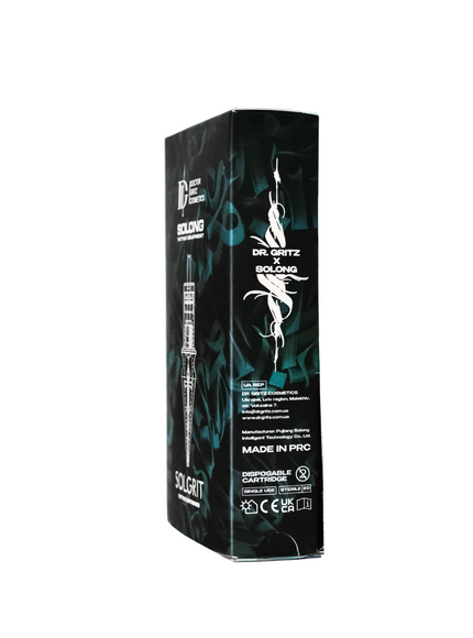 Dr. Gritz Tattoo Cartridges Verpackung im Tattoo-Studio