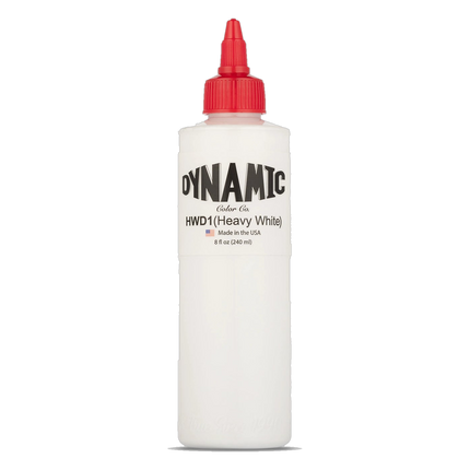 Dynamic Heavy White Tattoo Ink – 8 oz (237 ml) – Non-Mixing, Hochdeckend freigestellt