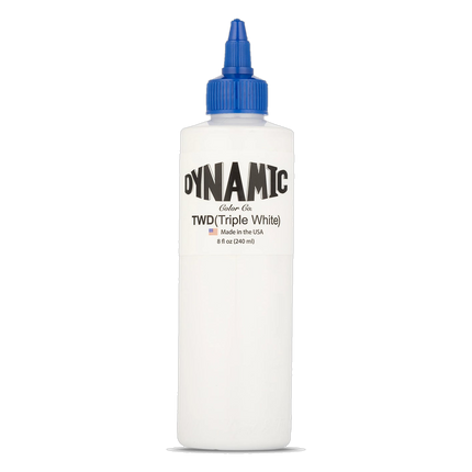 Dynamic Triple White 8 oz. Flasche freigestellt